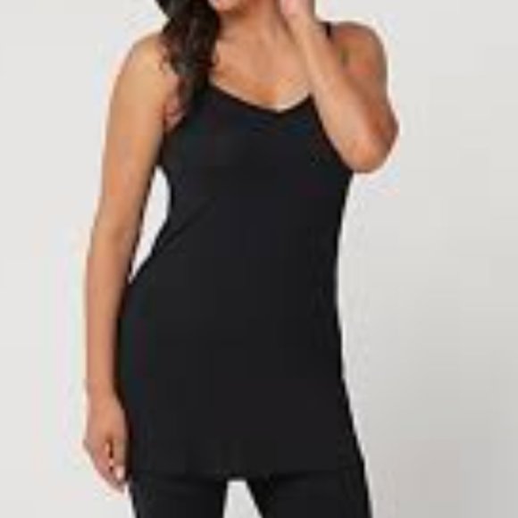 LOGO by Lori Goldstein Tops - LOGO by Lori Goldstein Knit Cami with Straight Hem